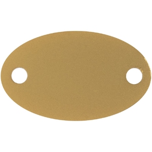 Шильдик металлический Alfa Oval, золотистый