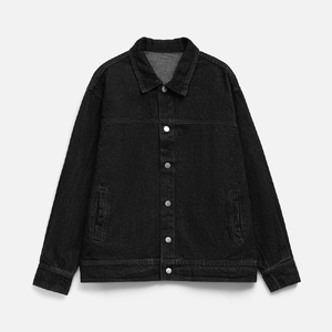 Куртка джинсовая O1, черная, размер 3XL/4XL
