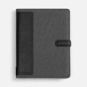 Ежедневник-органайзер Twill, недатированный, черный