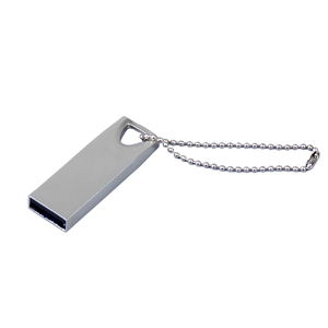 USB 2.0-флешка на 512 Мбайт с мини чипом и отверстием для цепочки