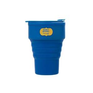 Силиконовый складной стакан «GoCup» с тампопечатью