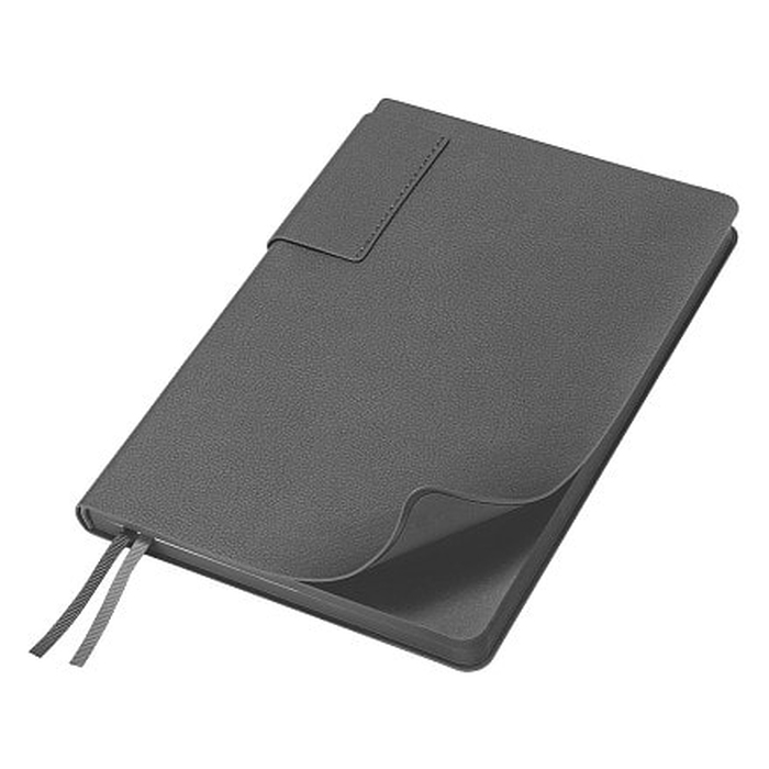 Ежедневник Flexy Star Sivilia А5, недатированный, в гибкой обложке, серый