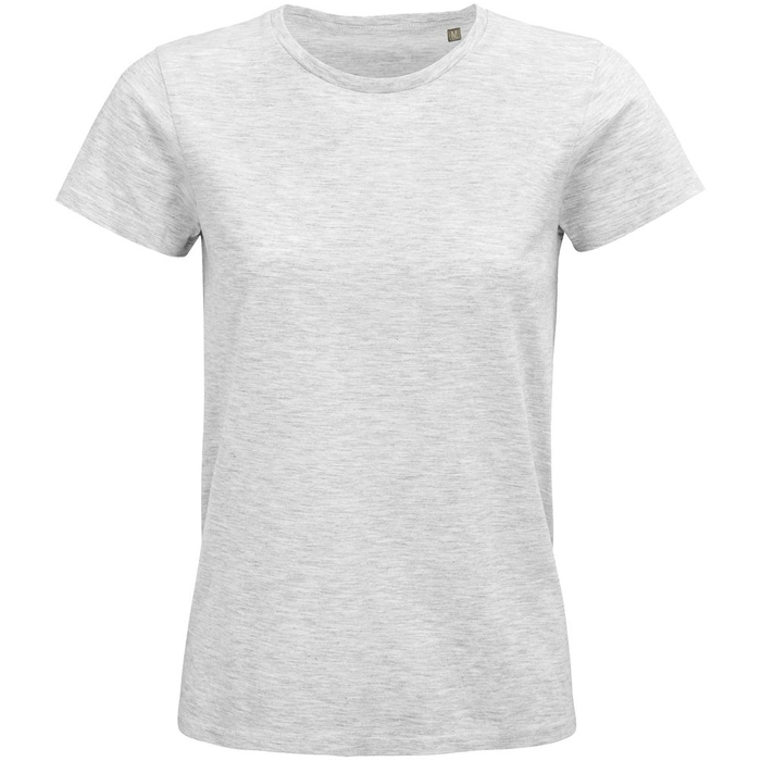 Футболка женская Pioneer Women, светло-серый меланж, размер 3XL