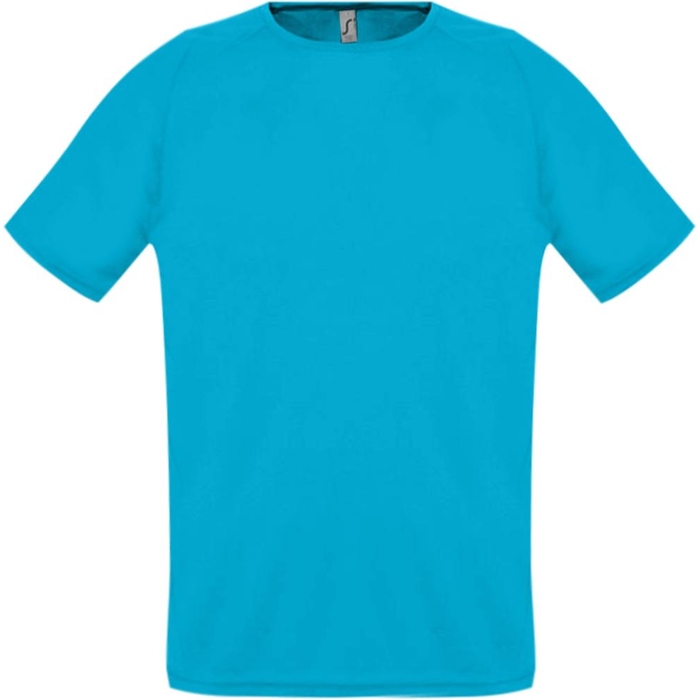 Футболка унисекс Sporty 140 бирюзовая, размер 3XL
