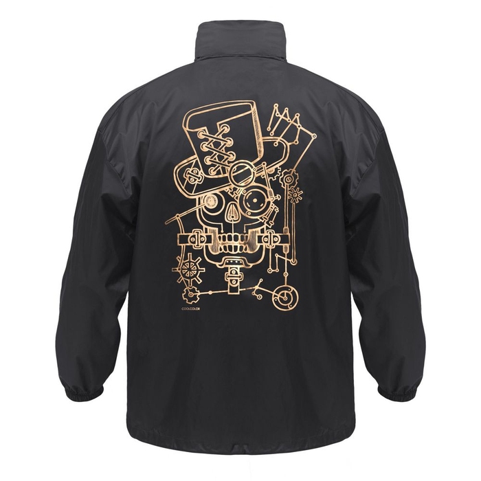Ветровка John Steampunk, черная, размер S