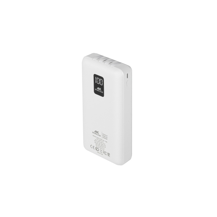Внешний аккумулятор с дисплеем и встроенными кабелями VA2220, 20000 mAh